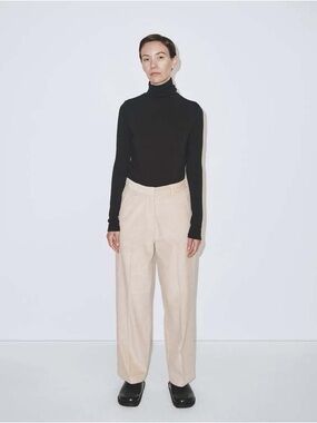 Mijeong Park Beige Wide Wale Corduroy Pants